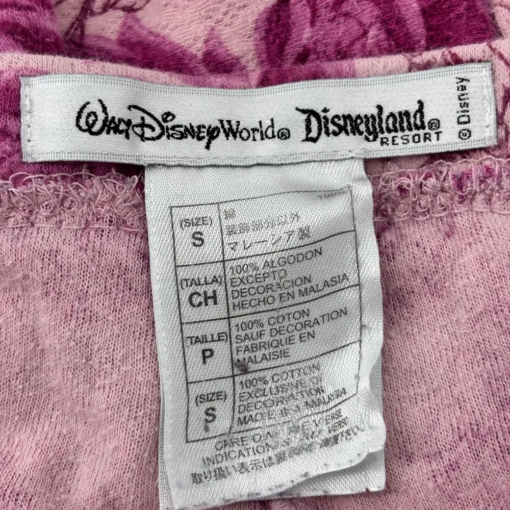 Disney Alice in Wonderland Pink Rose Floral Pajama Pants Tulle  Womens Small - Picture 7 of 8